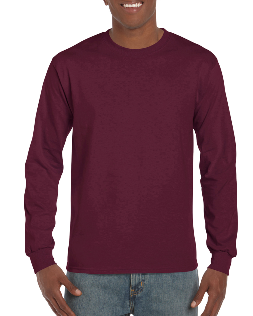 Long Sleeve T-Shirt Classic Fit Men's-Unisex 6.1oz 100% ULTRA COTTON ...