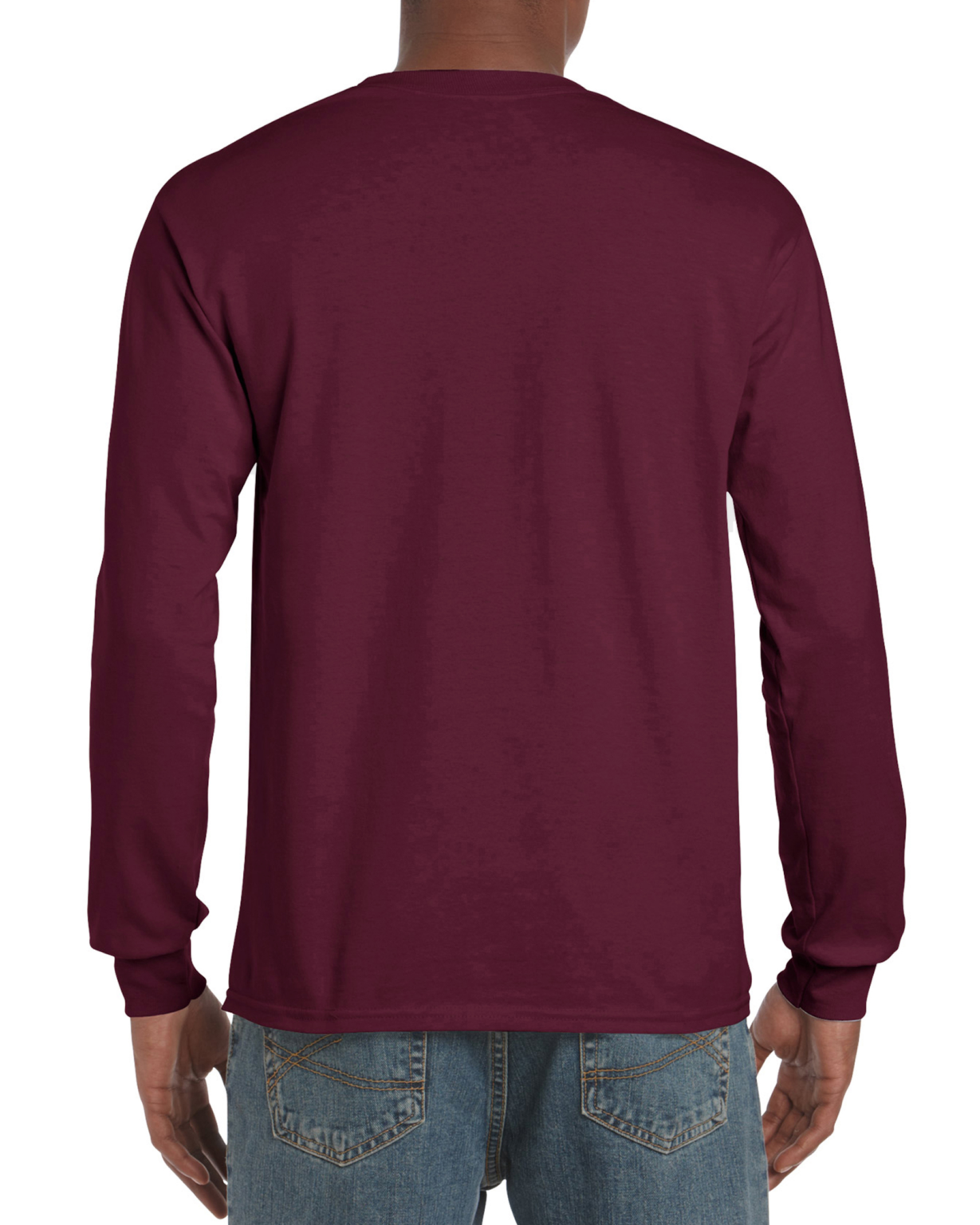 Long Sleeve T-Shirt Classic Fit Men's-Unisex 6.1oz 100% ULTRA COTTON ...