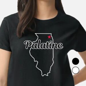 Womens Palatine Illinois T-Shirt 3tw 1c