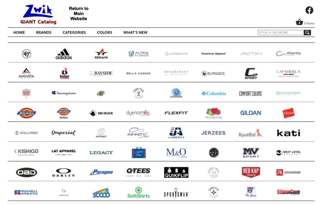 Giant Catalog screenshot BRANDS 5-2025